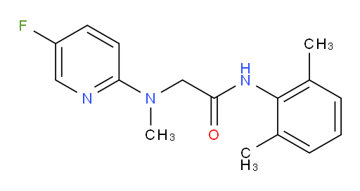N-(2,6-dimethylphenyl)-2-((5-fluoropyridin-2-yl)(methyl)amino)acetamide