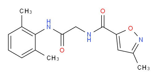 N-(2-((2,6-dimethylphenyl)amino)-2-oxoethyl)-3-methylisoxazole-5-carboxamide