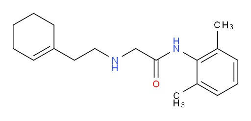 2-((2-(cyclohex-1-en-1-yl)ethyl)amino)-N-(2,6-dimethylphenyl)acetamide