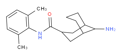 9-amino-N-(2,6-dimethylphenyl)bicyclo[3.3.1]nonane-3-carboxamide