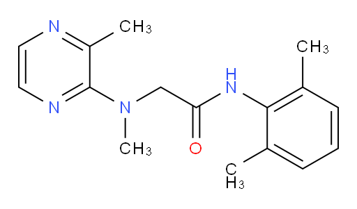 N-(2,6-dimethylphenyl)-2-(methyl(3-methylpyrazin-2-yl)amino)acetamide