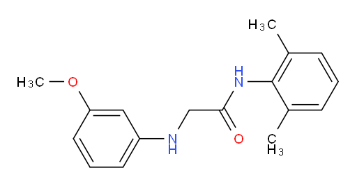 N-(2,6-dimethylphenyl)-2-((3-methoxyphenyl)amino)acetamide