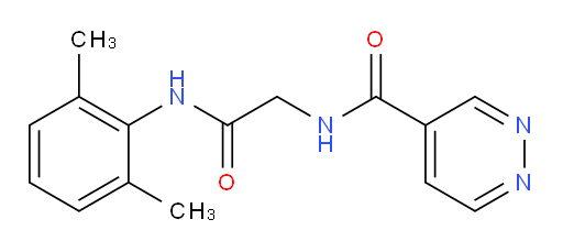 N-(2-((2,6-dimethylphenyl)amino)-2-oxoethyl)pyridazine-4-carboxamide