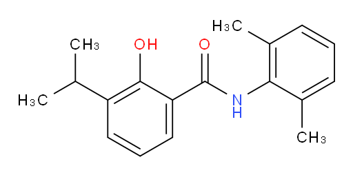 N-(2,6-dimethylphenyl)-2-hydroxy-3-isopropylbenzamide