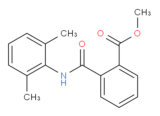 methyl 2-((2,6-dimethylphenyl)carbamoyl)benzoate