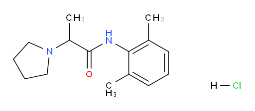 N-(2,6-dimethylphenyl)-2-(pyrrolidin-1-yl)propanamide hydrochloride