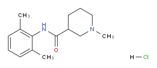 N-(2,6-dimethylphenyl)-1-methylpiperidine-3-carboxamide hydrochloride