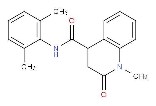 N-(2,6-dimethylphenyl)-1-methyl-2-oxo-1,2,3,4-tetrahydroquinoline-4-carboxamide