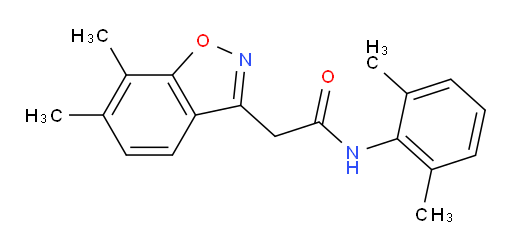 2-(6,7-dimethylbenzo[d]isoxazol-3-yl)-N-(2,6-dimethylphenyl)acetamide