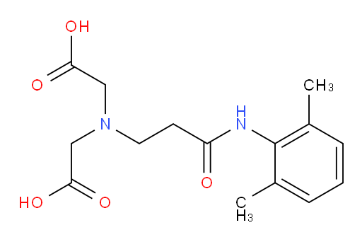 2,2'-((3-((2,6-dimethylphenyl)amino)-3-oxopropyl)azanediyl)diacetic acid