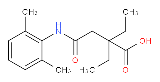 4-((2,6-dimethylphenyl)amino)-2,2-diethyl-4-oxobutanoic acid