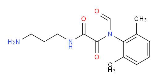 N1-(3-aminopropyl)-N2-(2,6-dimethylphenyl)-N2-formyloxalamide
