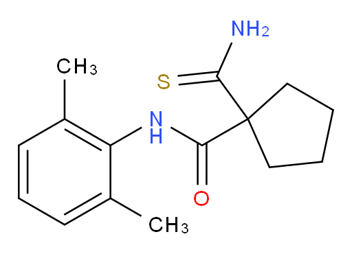 1-carbamothioyl-N-(2,6-dimethylphenyl)cyclopentanecarboxamide