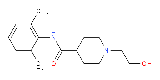 N-(2,6-dimethylphenyl)-1-(2-hydroxyethyl)piperidine-4-carboxamide