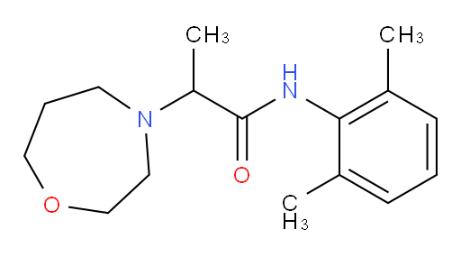 N-(2,6-dimethylphenyl)-2-(1,4-oxazepan-4-yl)propanamide
