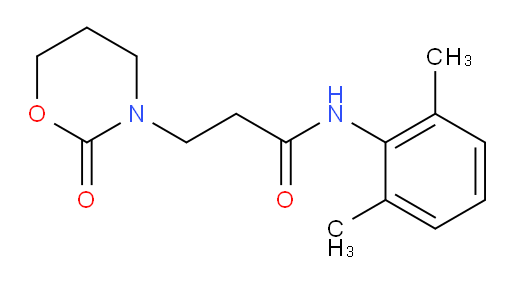 N-(2,6-dimethylphenyl)-3-(2-oxo-1,3-oxazinan-3-yl)propanamide