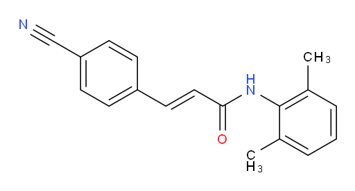 (E)-3-(4-cyanophenyl)-N-(2,6-dimethylphenyl)acrylamide