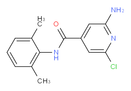 2-amino-6-chloro-N-(2,6-dimethylphenyl)isonicotinamide