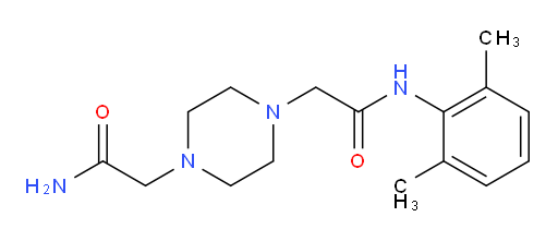 2-(4-(2-amino-2-oxoethyl)piperazin-1-yl)-N-(2,6-dimethylphenyl)acetamide