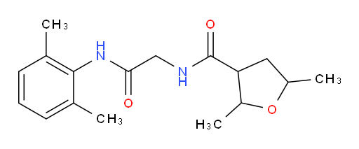 N-(2-((2,6-dimethylphenyl)amino)-2-oxoethyl)-2,5-dimethyltetrahydrofuran-3-carboxamide
