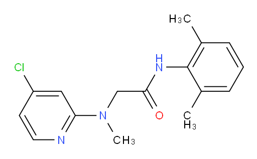 2-((4-chloropyridin-2-yl)(methyl)amino)-N-(2,6-dimethylphenyl)acetamide