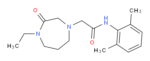 N-(2,6-dimethylphenyl)-2-(4-ethyl-3-oxo-1,4-diazepan-1-yl)acetamide