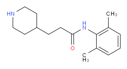 N-(2,6-dimethylphenyl)-3-(piperidin-4-yl)propanamide
