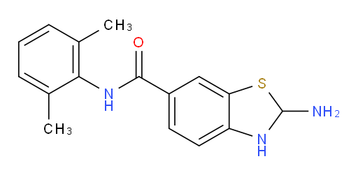 2-amino-N-(2,6-dimethylphenyl)-2,3-dihydrobenzo[d]thiazole-6-carboxamide