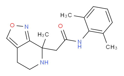 N-(2,6-dimethylphenyl)-2-(7-methyl-4,5,6,7-tetrahydroisoxazolo[3,4-c]pyridin-7-yl)acetamide