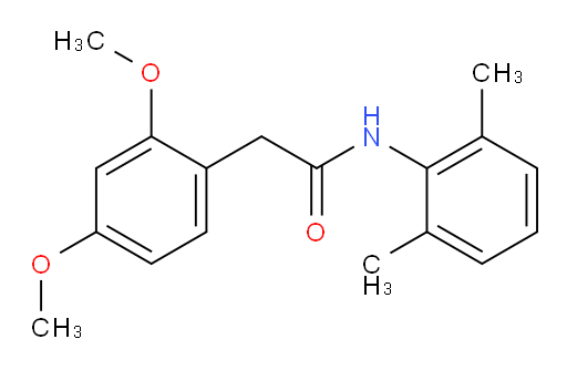 2-(2,4-dimethoxyphenyl)-N-(2,6-dimethylphenyl)acetamide