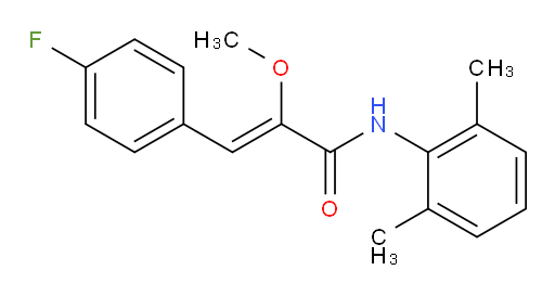 (Z)-N-(2,6-dimethylphenyl)-3-(4-fluorophenyl)-2-methoxyacrylamide