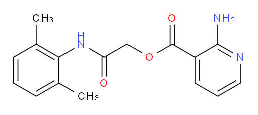 2-((2,6-dimethylphenyl)amino)-2-oxoethyl 2-aminonicotinate
