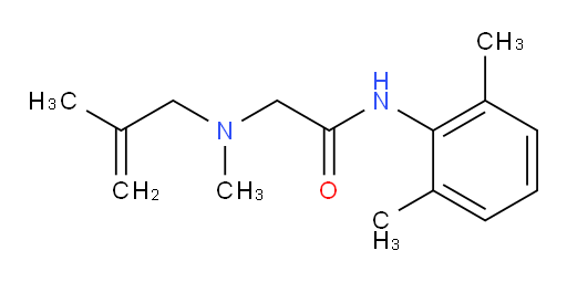 N-(2,6-dimethylphenyl)-2-(methyl(2-methylallyl)amino)acetamide