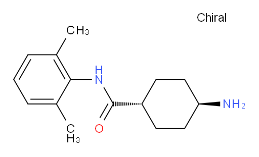 (1r,4r)-4-amino-N-(2,6-dimethylphenyl)cyclohexanecarboxamide