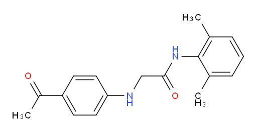 2-((4-acetylphenyl)amino)-N-(2,6-dimethylphenyl)acetamide