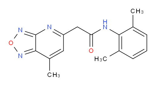 N-(2,6-dimethylphenyl)-2-(7-methyl-[1,2,5]oxadiazolo[3,4-b]pyridin-5-yl)acetamide