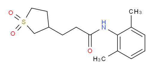 N-(2,6-dimethylphenyl)-3-(1,1-dioxidotetrahydrothiophen-3-yl)propanamide
