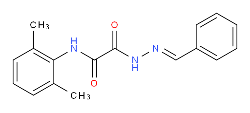 (E)-2-(2-benzylidenehydrazinyl)-N-(2,6-dimethylphenyl)-2-oxoacetamide