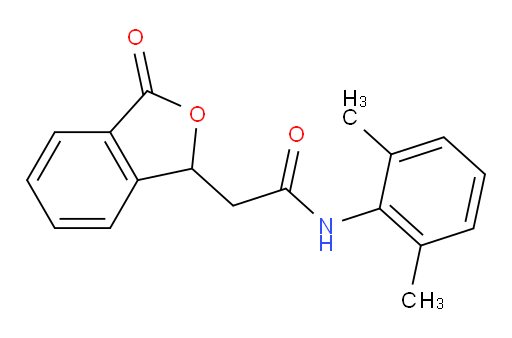 N-(2,6-dimethylphenyl)-2-(3-oxo-1,3-dihydroisobenzofuran-1-yl)acetamide