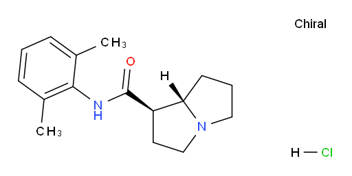 (1R,7aS)-N-(2,6-dimethylphenyl)hexahydro-1H-pyrrolizine-1-carboxamide hydrochloride