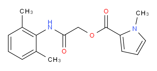 2-((2,6-dimethylphenyl)amino)-2-oxoethyl 1-methyl-1H-pyrrole-2-carboxylate