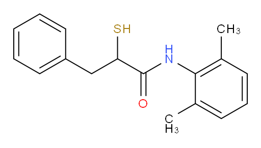 N-(2,6-dimethylphenyl)-2-mercapto-3-phenylpropanamide