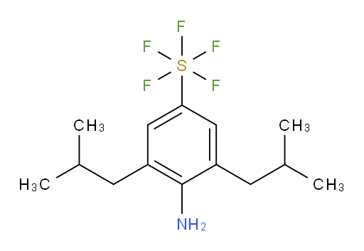 [4-Amino-3,5-bis(2-methylpropyl)phenyl]sulfur pentafluoride