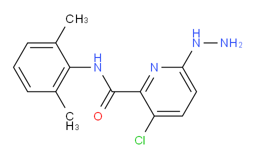 3-chloro-N-(2,6-dimethylphenyl)-6-hydrazinylpicolinamide