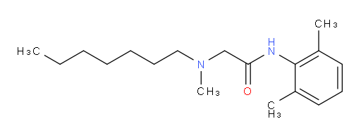 N-(2,6-dimethylphenyl)-2-(heptyl(methyl)amino)acetamide
