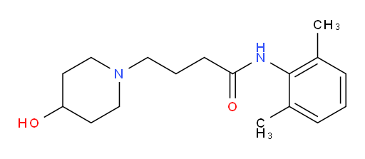 N-(2,6-dimethylphenyl)-4-(4-hydroxypiperidin-1-yl)butanamide