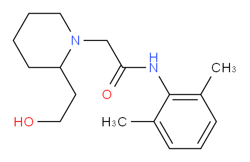 N-(2,6-dimethylphenyl)-2-(2-(2-hydroxyethyl)piperidin-1-yl)acetamide