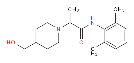 N-(2,6-dimethylphenyl)-2-(4-(hydroxymethyl)piperidin-1-yl)propanamide