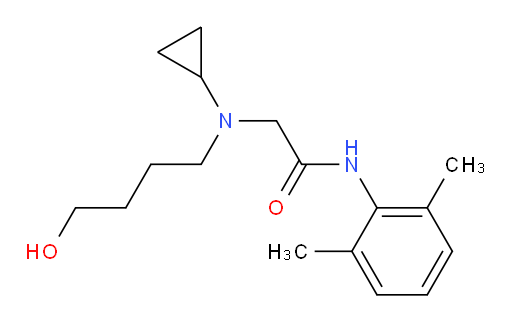 2-(cyclopropyl(4-hydroxybutyl)amino)-N-(2,6-dimethylphenyl)acetamide