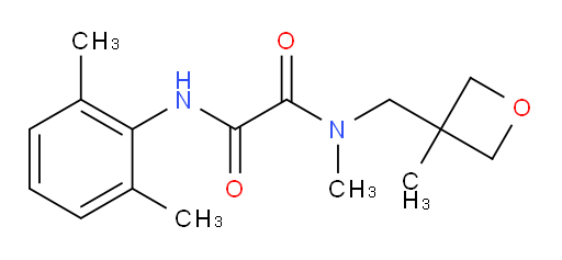 N1-(2,6-dimethylphenyl)-N2-methyl-N2-((3-methyloxetan-3-yl)methyl)oxalamide